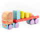 Wooden Truck with Geometric Shapes 