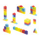 Wooden construction set "Colorful houses"