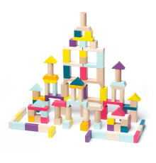 Träklossar Cubika 100 st