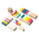 Wooden blocks construction kit Cubika 50 pieces