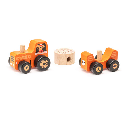 Träleksak "Tractor"