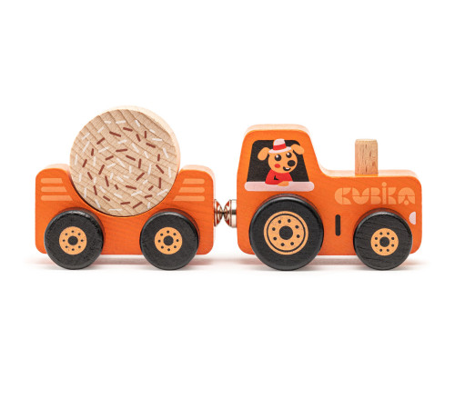 Träleksak "Tractor"