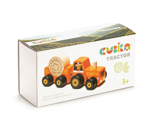 Träleksak "Tractor"