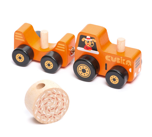 Träleksak "Tractor"