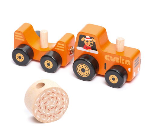 Träleksak "Tractor"