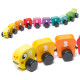 Wooden toy "Rainbow Caterpillar"