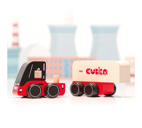 Träleksaksbil "Cubika 2" 