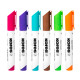 Markers Whiteboard chisel tip, Set mixed colours, 6 pcs