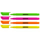Överstrykningspennor KORES HIGH LINER FINE, pennform, 4 st