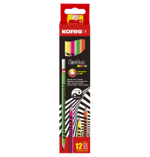Blyertspenna KORES GRAFITOS NEON, 12 st