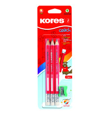 Blyertspenna KORES GRAFITOS COACH, 3 st