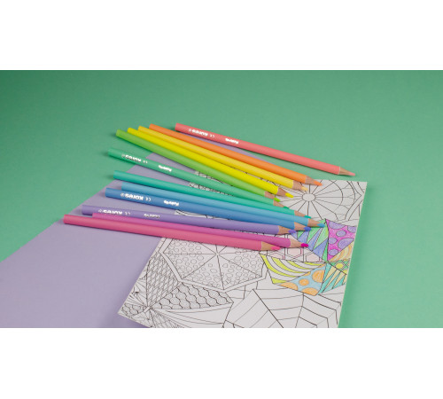 Färgpennor KORES KOLORES Pastell, 12 färger Färgpennor KORES KOLORES Pastell, 12 färger