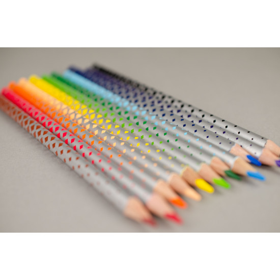 Coloured pencils KOLORES MagiK, 12  colours and eraser