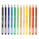 Coloured pencils KOLORES JUMBO, 12  colours with jumbo sharpener
