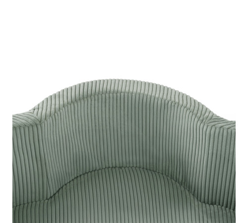 PLUSH NEST Torr blommig pool med matta, 95x30, grön, premium manchester, Floral Fun Zone, 300 bollar: pärlemor, pärlemor mint, silver