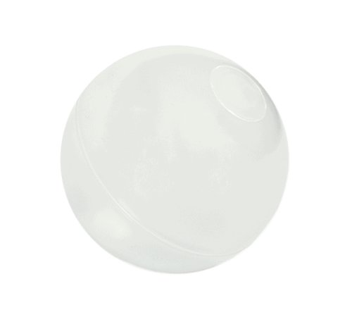 Dry pool ball, 6 cm, transparent, 50 pcs