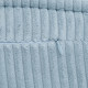 PLUSH NEST barns reclinerfåtölj, 150x60x25 cm, premium blå manchester