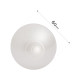 Torra poolbollar, 6 cm, set om 200: pärlemor, silver, ljusblå pärlemor