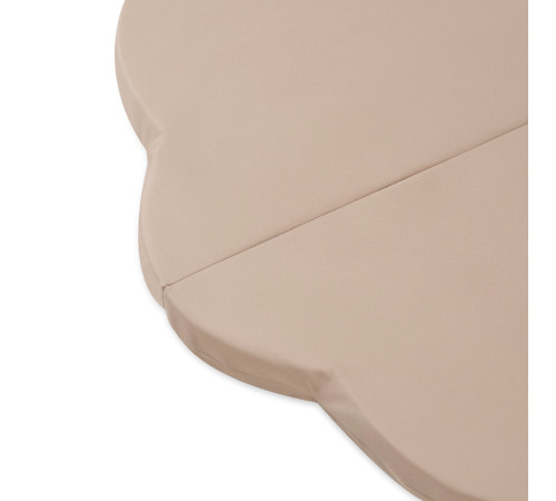 PLUSH NEST blommatta, utomhus, 115x115x5cm, beige, vattentät
