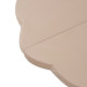 PLUSH NEST blommatta, utomhus, 115x115x5cm, beige, vattentät