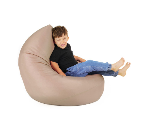 PLUSH NEST Säckstol Sako, beige, utomhus, vattentät, storlek S PLUSH NEST Säckstol Sako, beige, utomhus, vattentät, storlek S