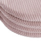 PLUSH NEST blommatta, 115x115x5cm, ljusrosa, premium manchester, fluffig blomma