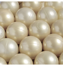 Torrpoolbollar, 6 cm, set om 100: guld