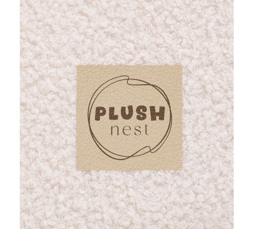 PLUSH NEST Stol, krämfärgad lammull PLUSH NEST Stol, krämfärgad lammull