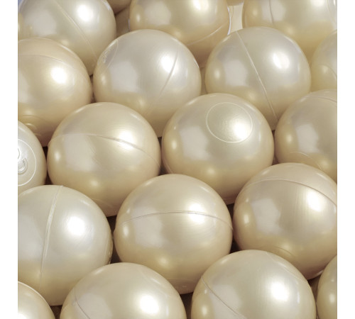 Balls for dry swimming pool, 6 cm, set of 300 pcs: gold