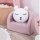 PLUSH NEST Sittplats, lila, sammet