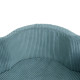 PLUSH NEST Torkad blomsterpool, 95x30, blå, premium corduroy, Floral Fun Zone, 300 bollar: pärlemor, pärlemor mint, silver