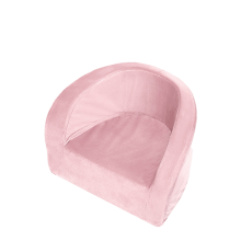 PLUSH NEST Sittplats, rosa, sammet