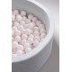 Torrpoolbollar, 6 cm, set med 500 st: ljusrosa