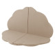 PLUSH NEST blommatta, utomhus, 115x115x5cm, beige, vattentät