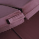 PLUSH NEST Matta, 120x120x5 cm, blomma, lila, sammet