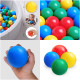 Torrpoolbollar, 6 cm, set om 200: blå, grön, röd, gul