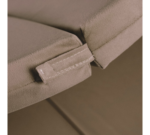 PLUSH NEST matta, 120x120x5 cm, blomma, guld (beige), sammet PLUSH NEST matta, 120x120x5 cm, blomma, guld (beige), sammet
