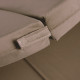 PLUSH NEST matta, 120x120x5 cm, blomma, guld (beige), sammet
