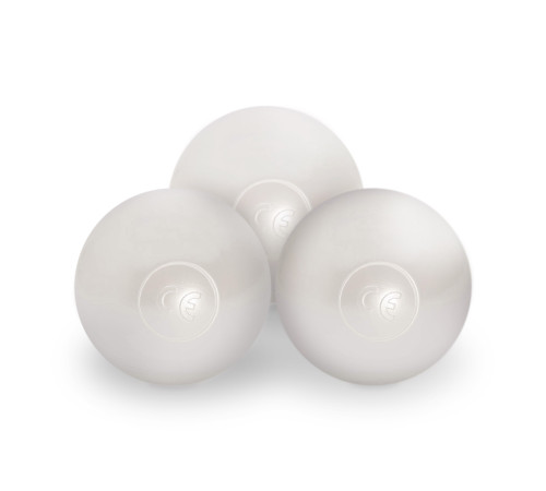 Dry pool ball, 6 cm, pearl, 50 pcs