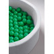 Torra poolbollar, 6 cm, set om 600: gröna