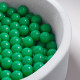 Dry pool ball, 6 cm, green, 50 pcs