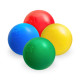 Torrpoolbollar, 6 cm, set om 200: blå, grön, röd, gul