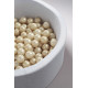 Balls for dry swimming pool, 6 cm, set of 300 pcs: gold