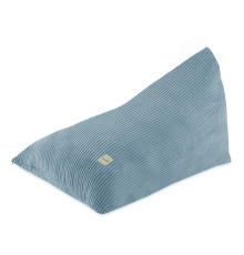 PLUSH NEST, sittsäck, 120x80 cm, blå, premium corduroy