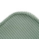 PLUSH NEST barns recliner fåtölj, 150x60x25 cm, premium manchestertyg grön