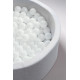 Torra poolbollar, 6 cm, set om 600: vit