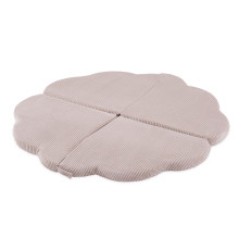 PLUSH NEST blommatta, 115x115x5cm, ljusrosa, premium manchester, fluffig blomma