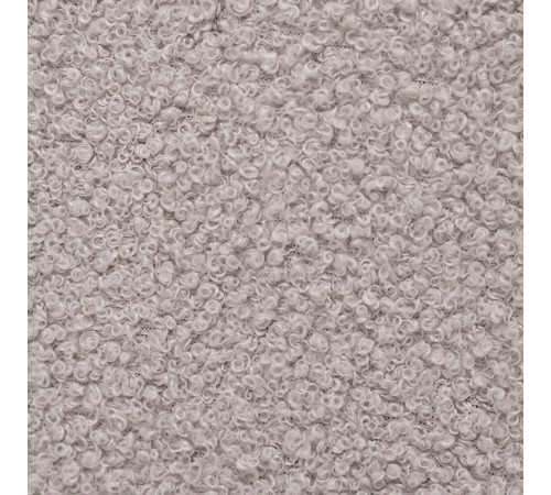 PLUSH NEST Blommatta, 115x115x5cm, grå, lamm, fluffig blomma