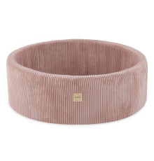 PLUSH NEST Torrpool, 90x30 cm, rund, rosa, tjock manchester