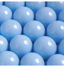 Torra poolbollar, 6 cm, set om 500: ljusblå